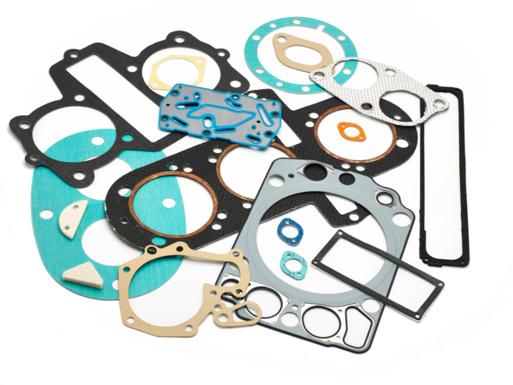 An assortment of Gaskets in a variety of materials